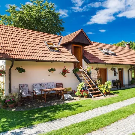 Tradicni Cesky Dum S Loznicemi V Podkrovi Vsejany Exterior foto