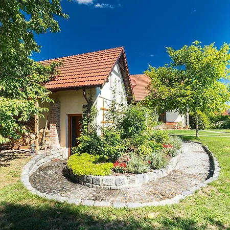 Tradicni Cesky Dum S Loznicemi V Podkrovi Vsejany Exterior foto